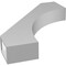 Ekena Millwork 4-in. W x 24-in. D x 30-in. H Westlake Architectural Grade PVC Knee Brace BRCP04X24X30WTL - alternate 5